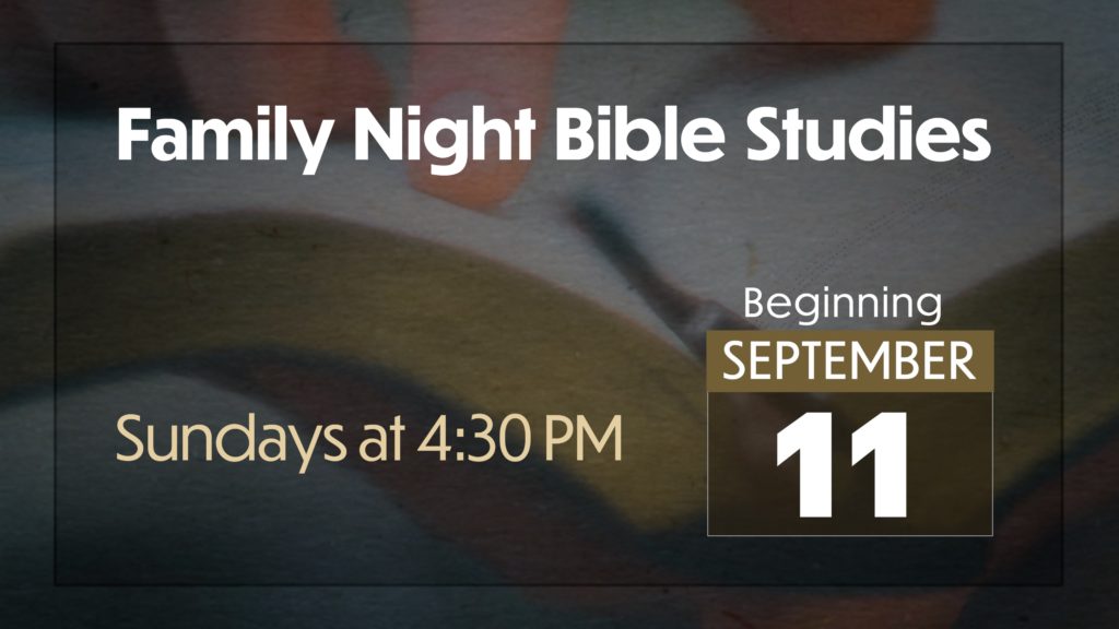 Family Night Bible Studies